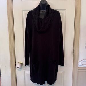 New York & Company Black Cowl Neck Sweater